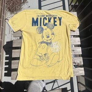 ✨ 2 for 15 ✨ MICKEY MOUSE Pastel Yellow Graphic T-SHIRT